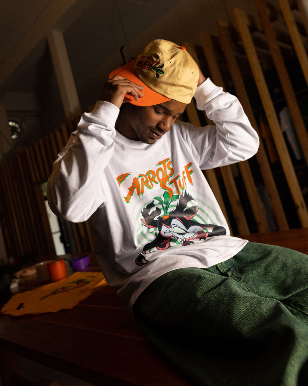 "Carrotstuff" L/S TEE