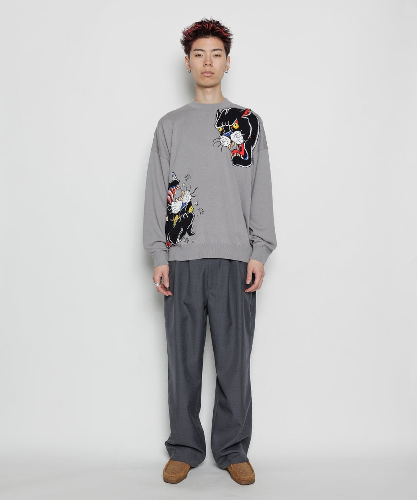 "TIGER" COTTON SWEATER