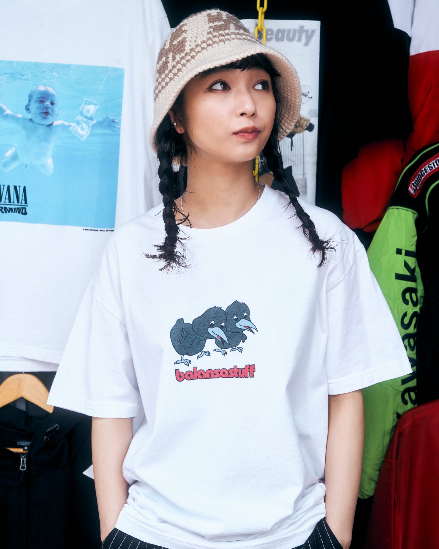 balansa × flagstuff crow tee
