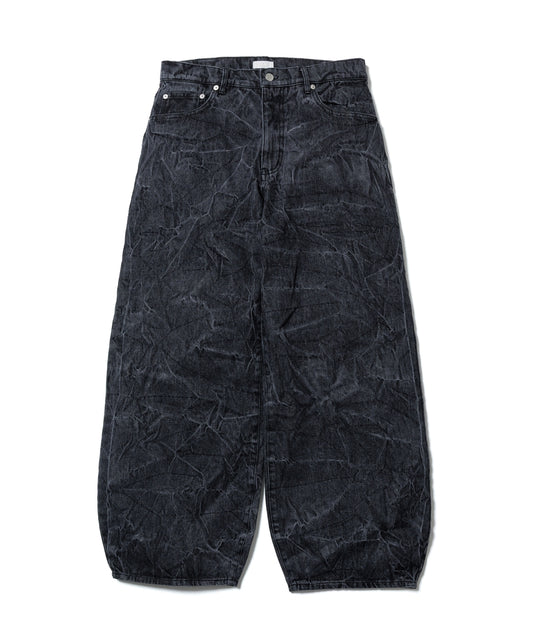 DENIM BALLOON TROUSER(WASHED)