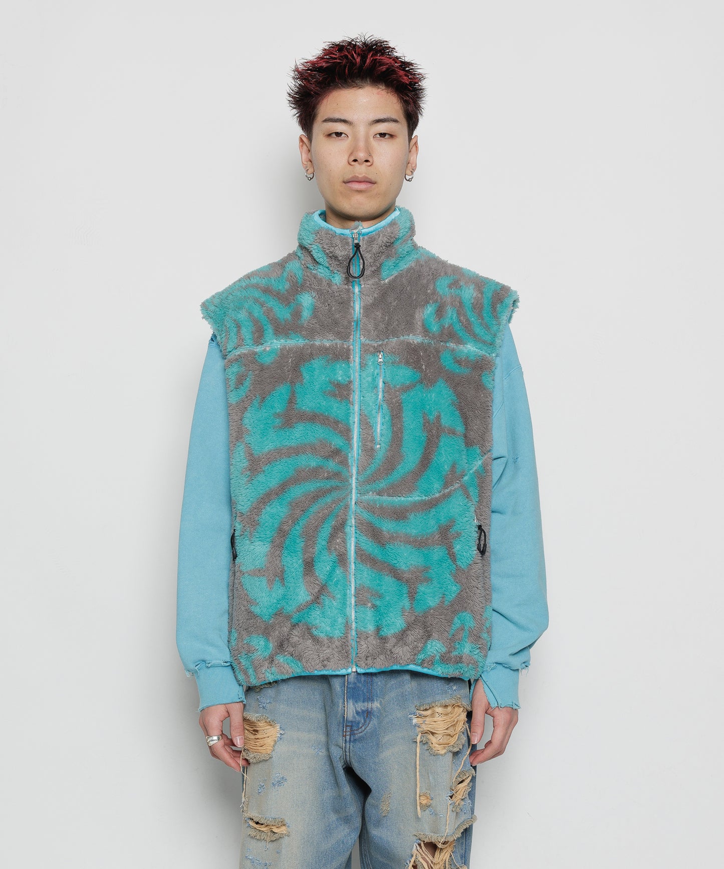 "SCREW" FLEECE VEST