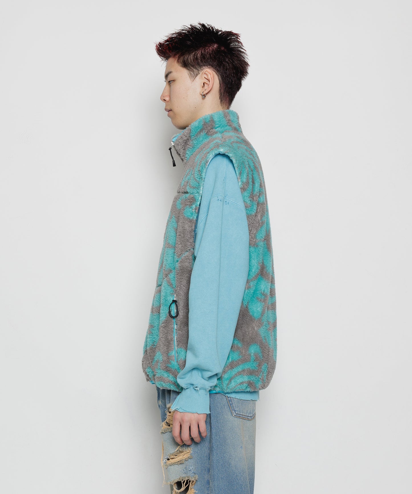 "SCREW" FLEECE VEST