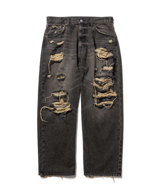 DENIM BORO BAGGIE PANTS