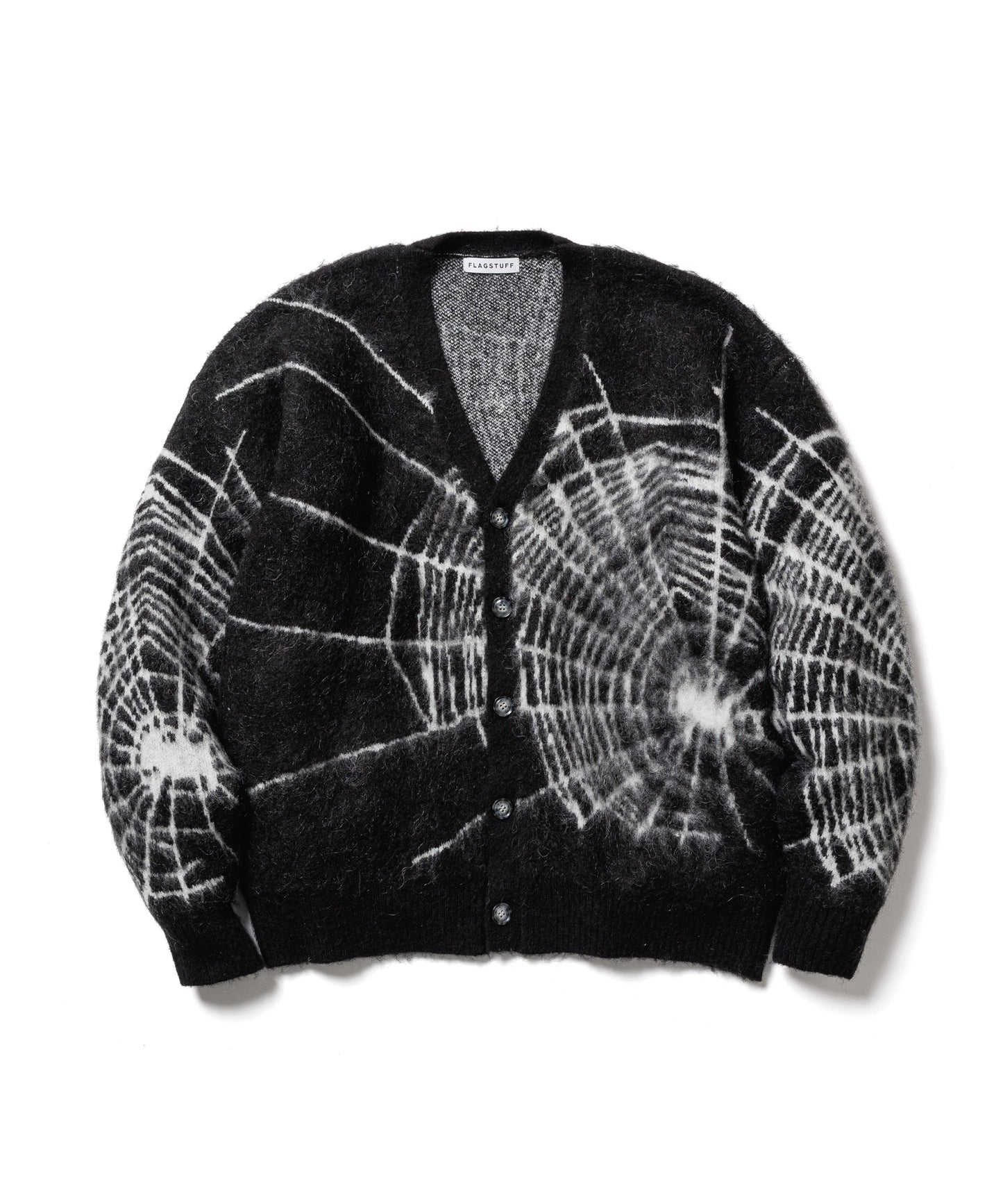 SPIDER WEB MOHAIR CARDIGAN