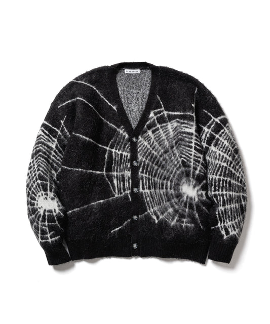 SPIDER WEB MOHAIR CARDIGAN