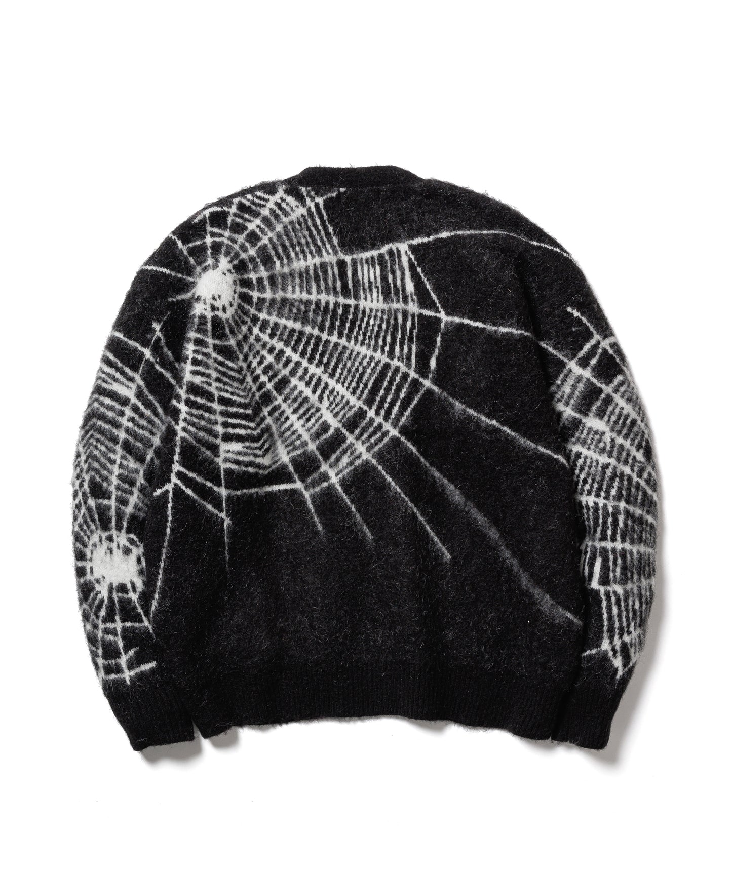 SPIDER WEB MOHAIR CARDIGAN