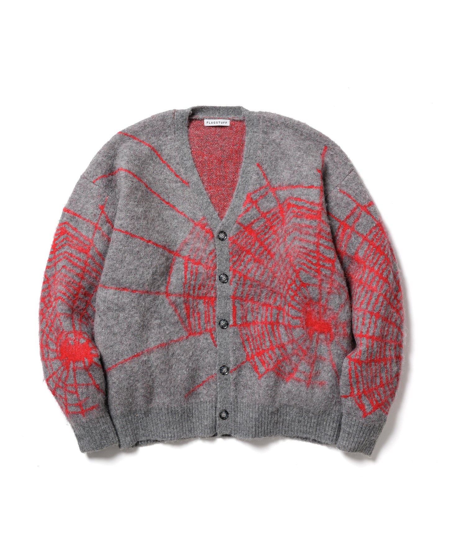 SPIDER WEB MOHAIR CARDIGAN