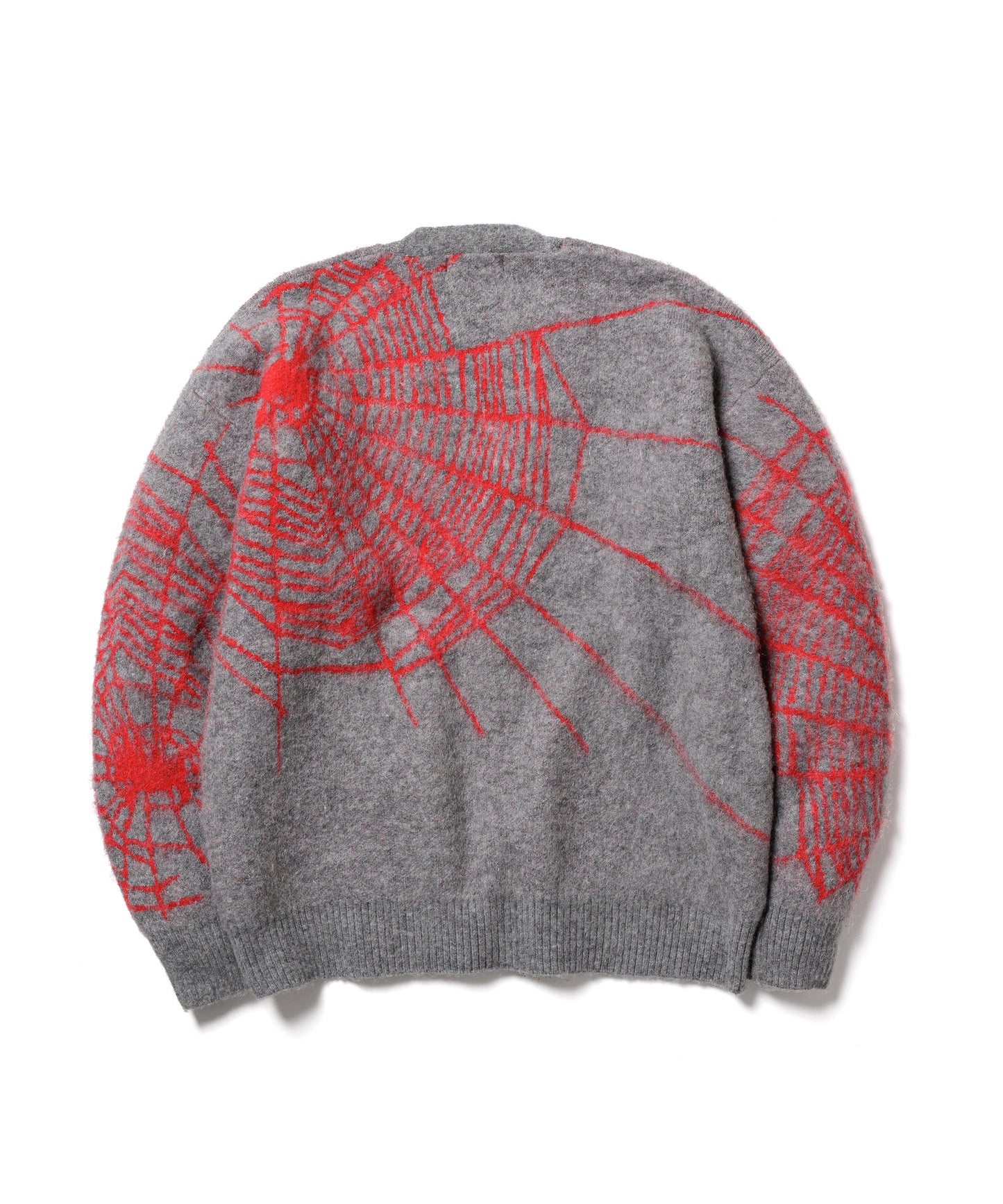 SPIDER WEB MOHAIR CARDIGAN