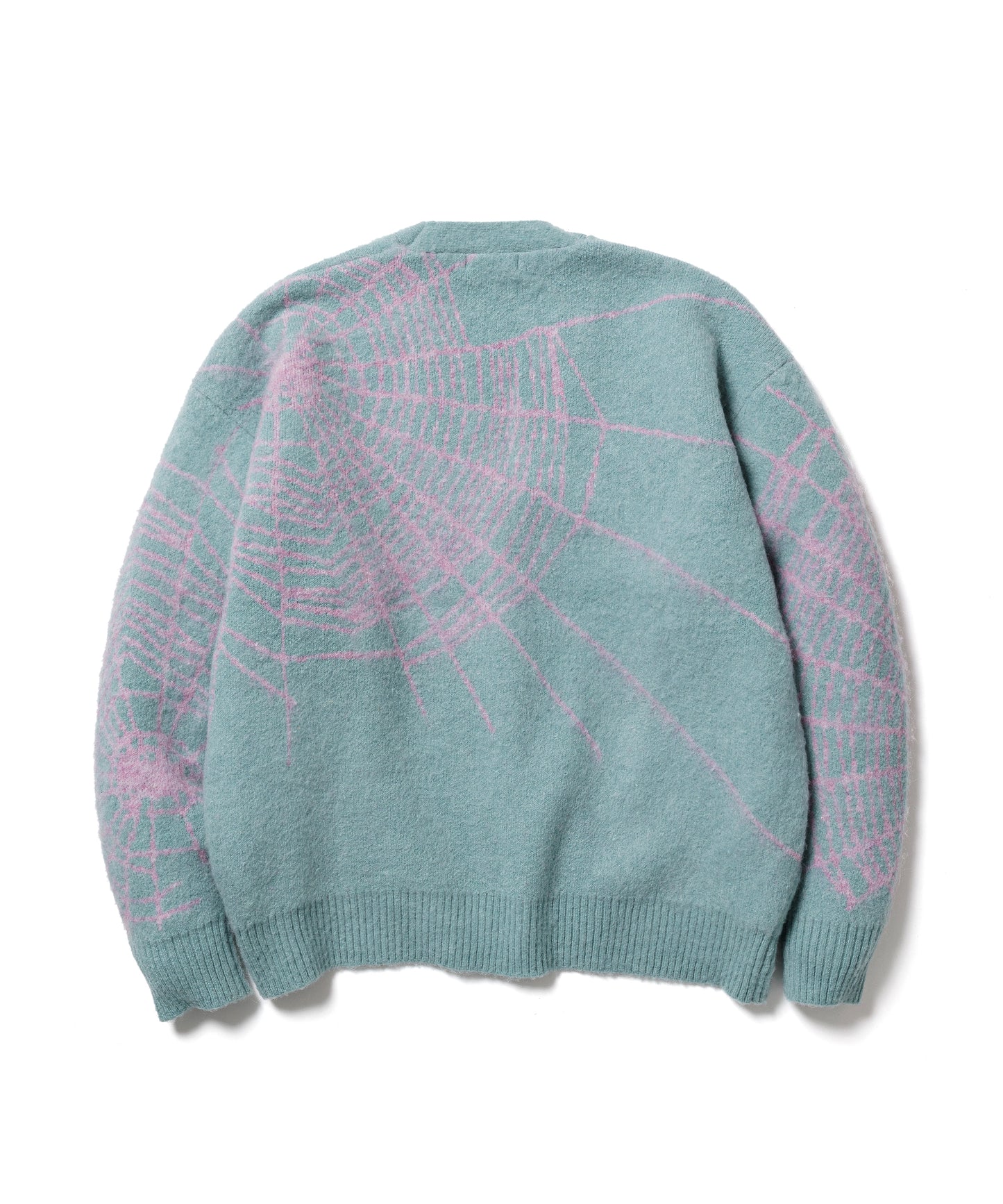 SPIDER WEB MOHAIR CARDIGAN