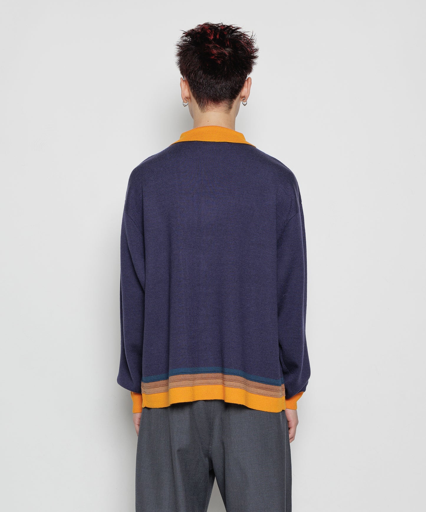STRIPE KNIT CARDIGAN