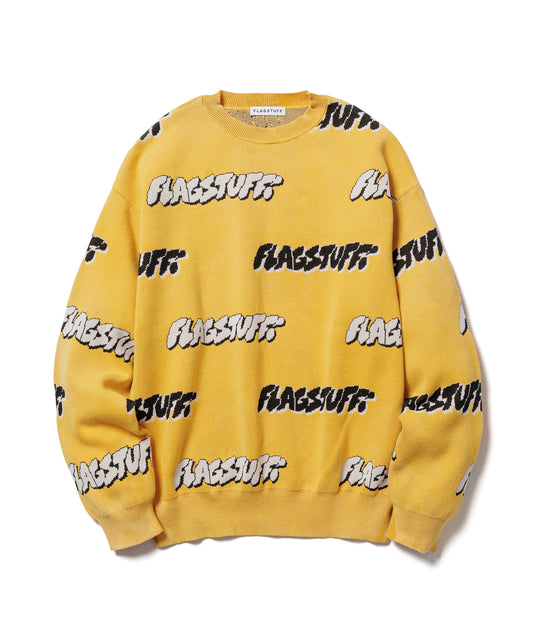 "F-LAGSTUF-F"COTTON SWEATER