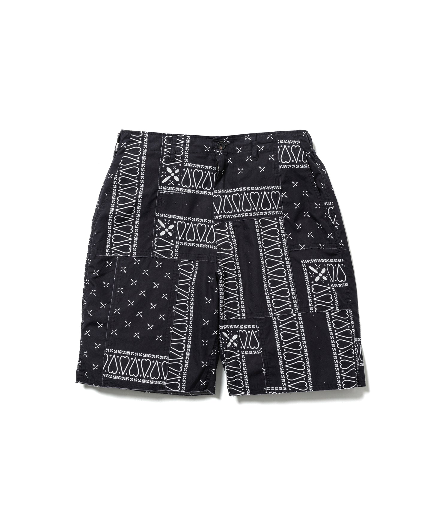 BANDANA PATCHWORK SHORTS