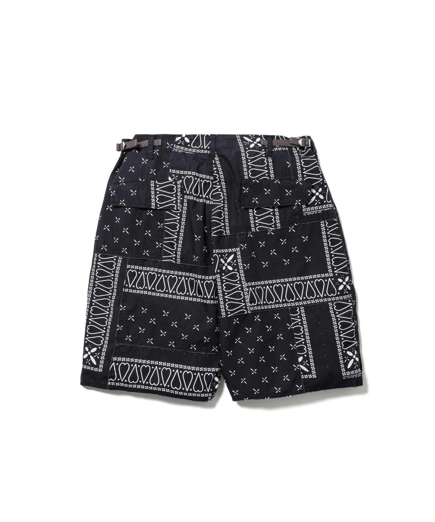 BANDANA PATCHWORK SHORTS