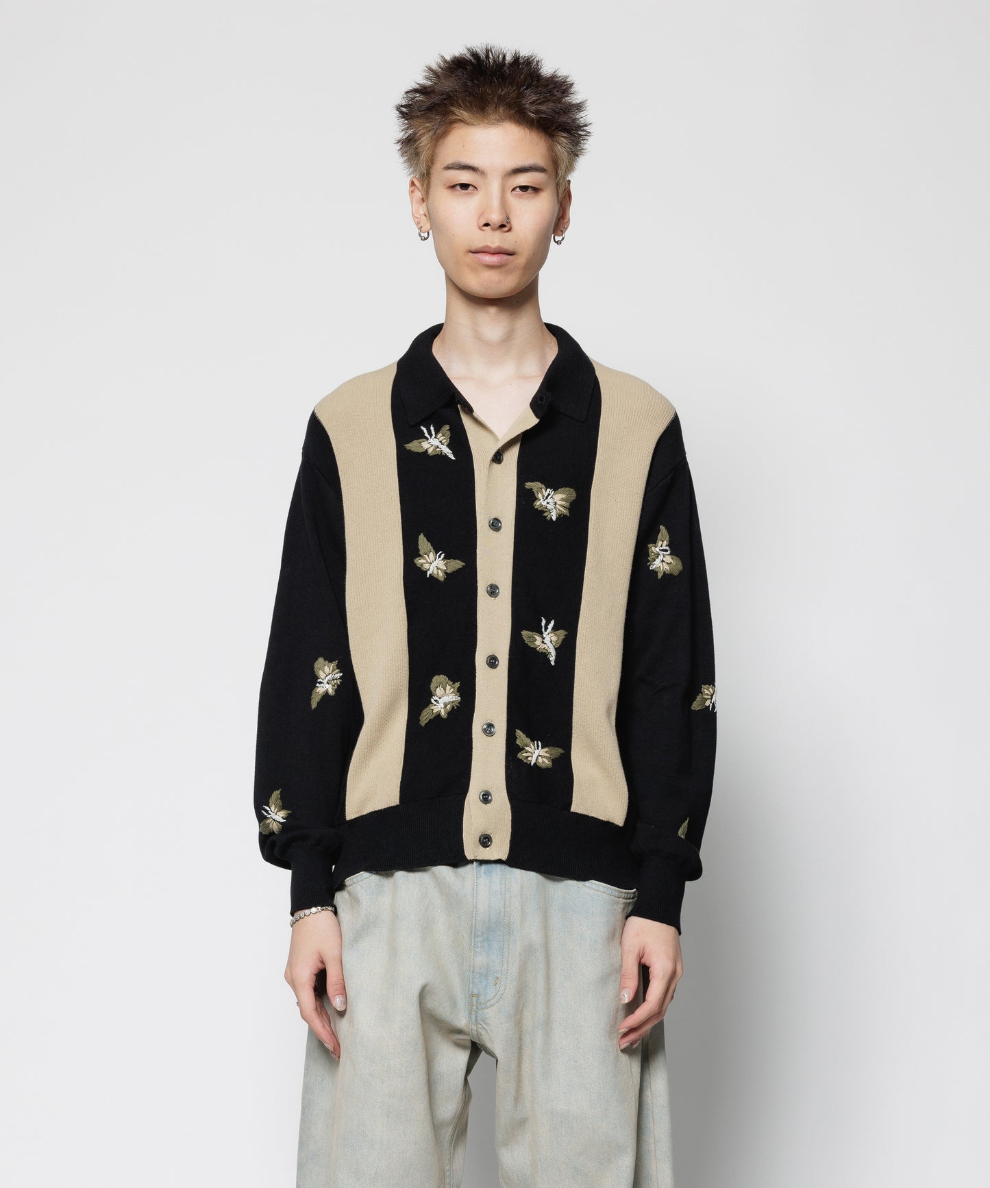 BUTTERFLY STRIPE SWEATER