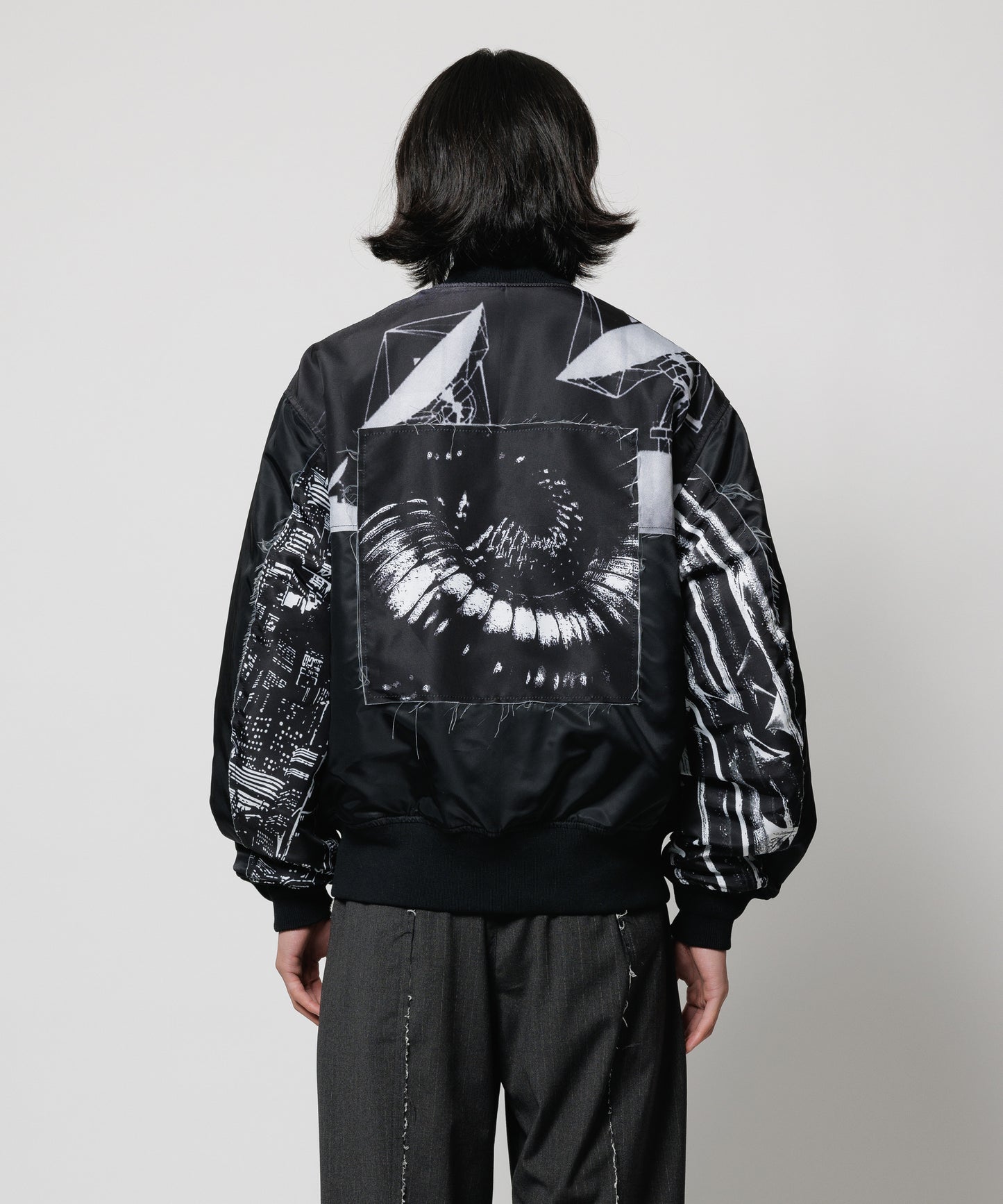 PATCHWORK BOMBER JACKET