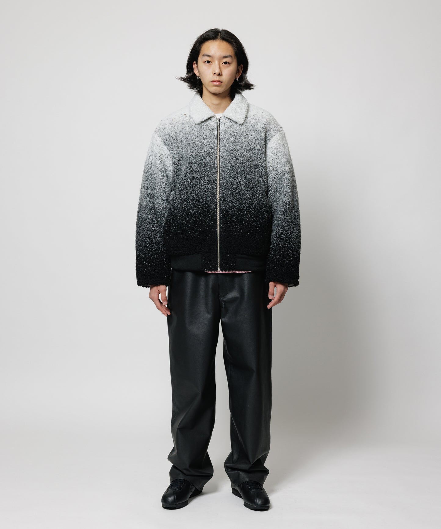 GRADATION FLEECE BOA JACKET