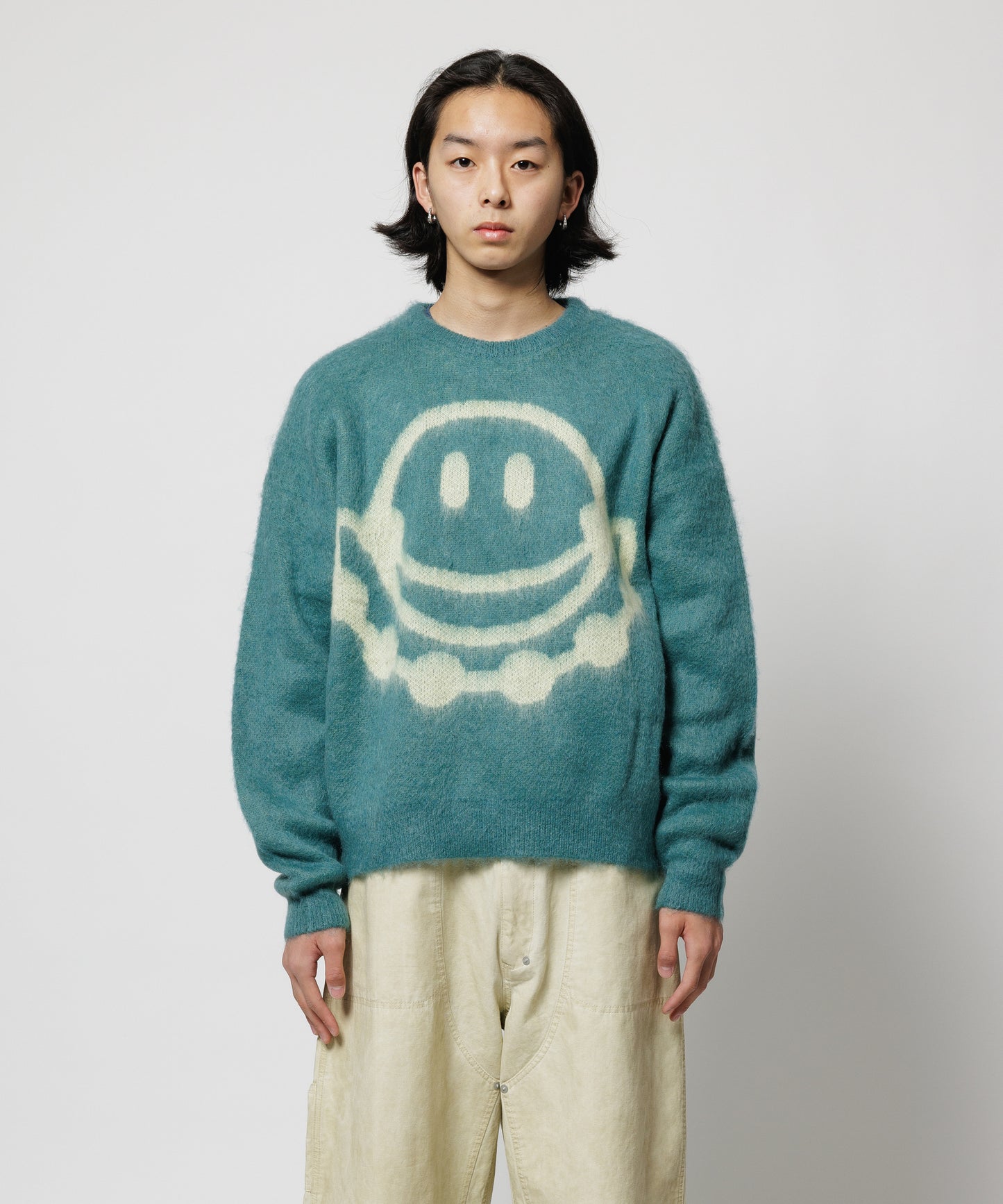 SMILE MOHAIR SWEATER
