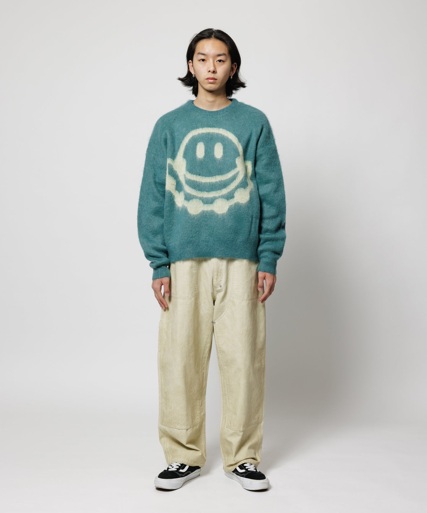 SMILE MOHAIR SWEATER