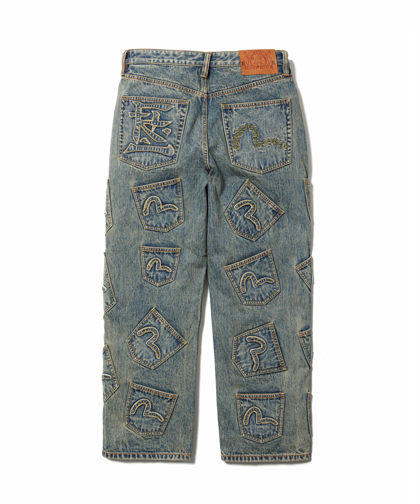MANY POCKET DENIM PANTS(xEVISU)