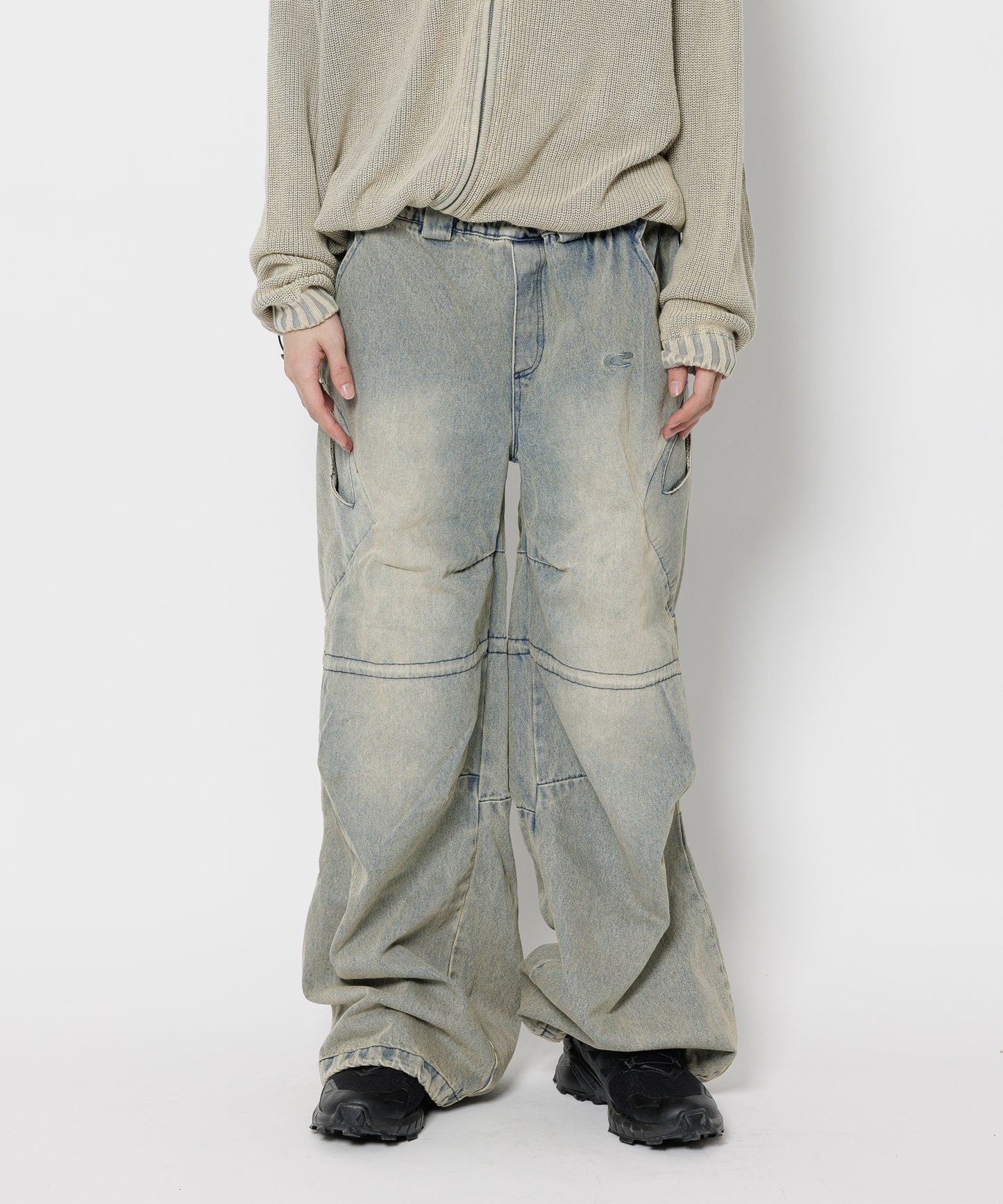 CPG RHOMBUS DENIM PANTS