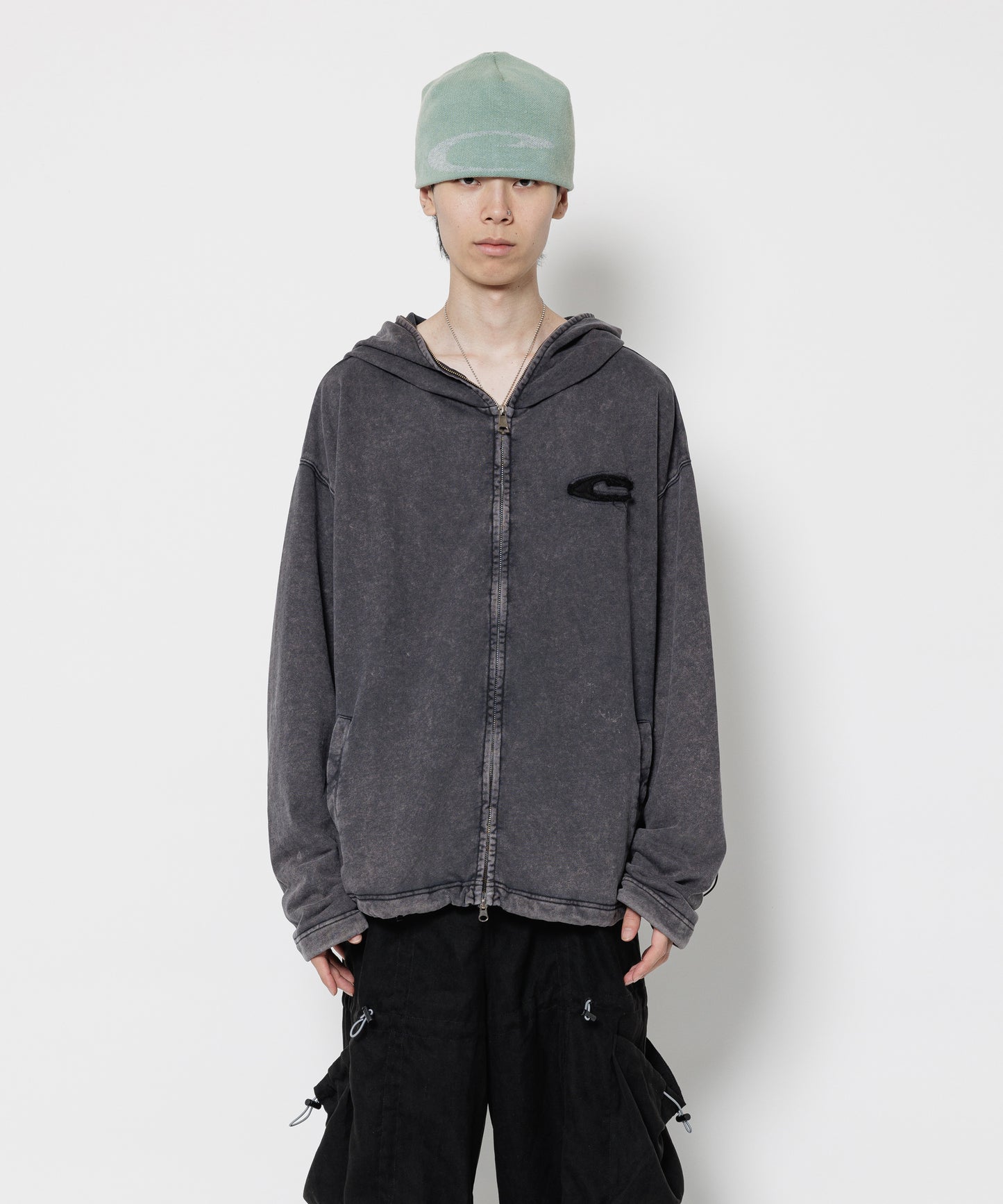 CPG LOGO DYE ZIP HOODIE