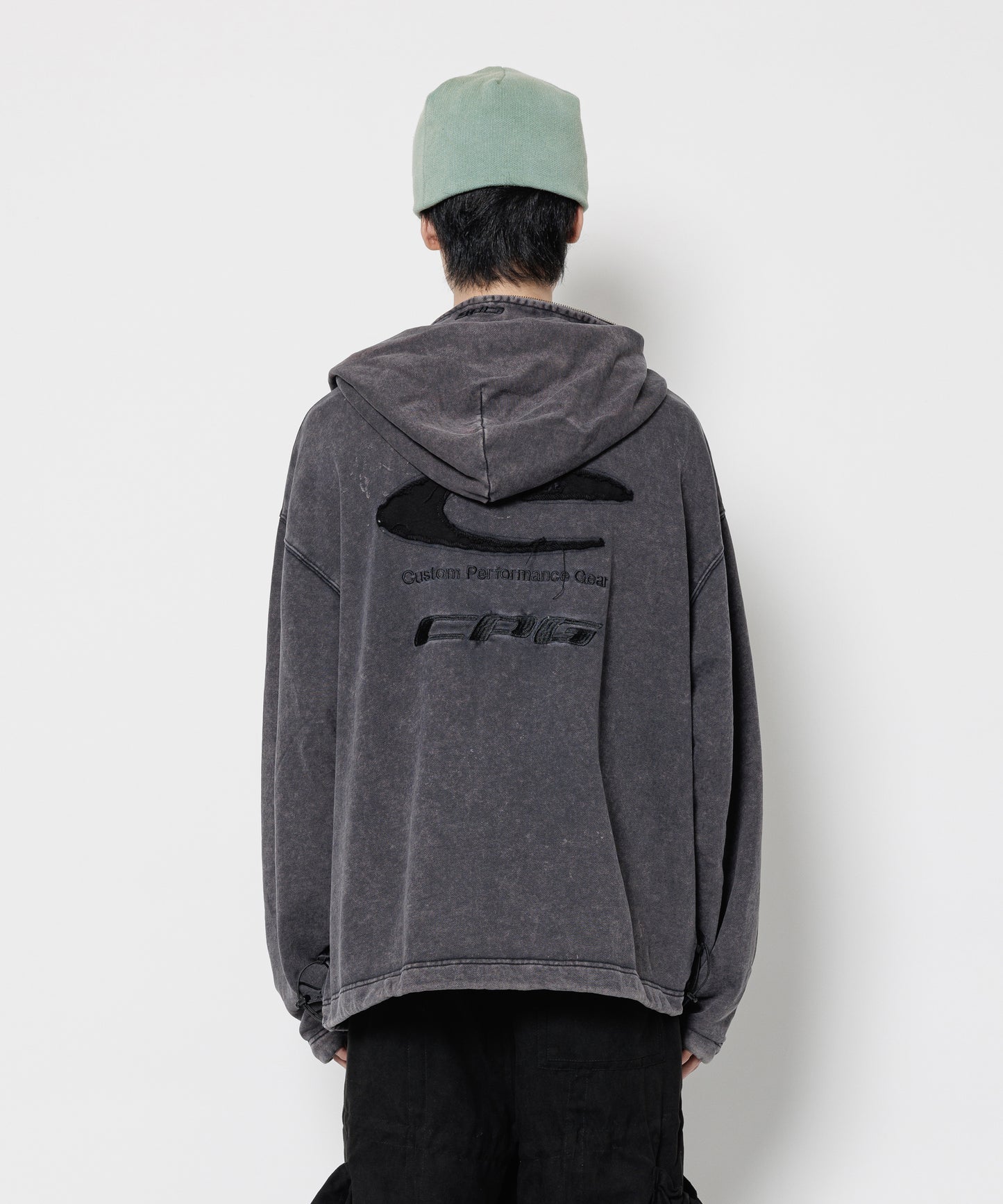 CPG LOGO DYE ZIP HOODIE