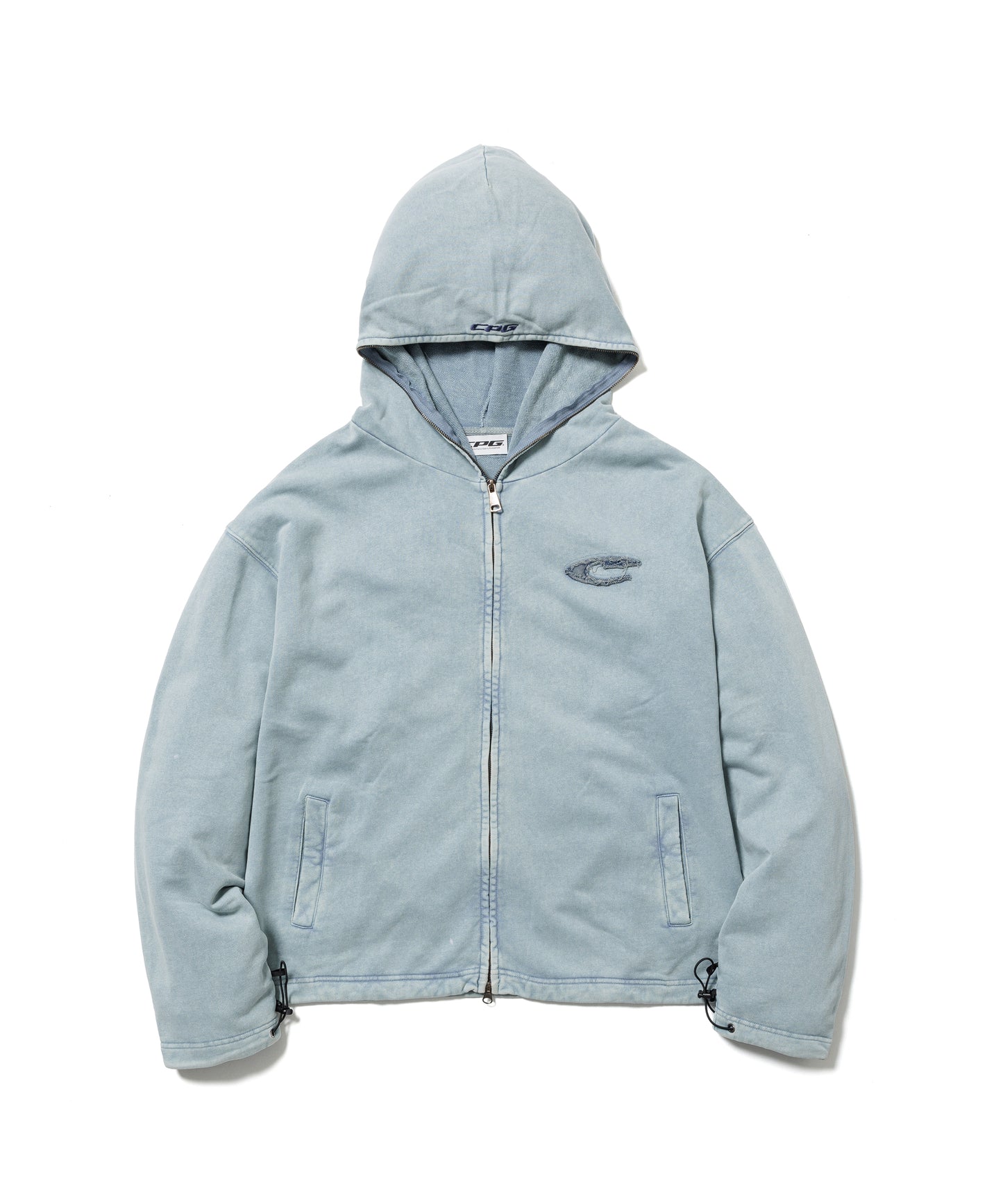 CPG LOGO DYE ZIP HOODIE