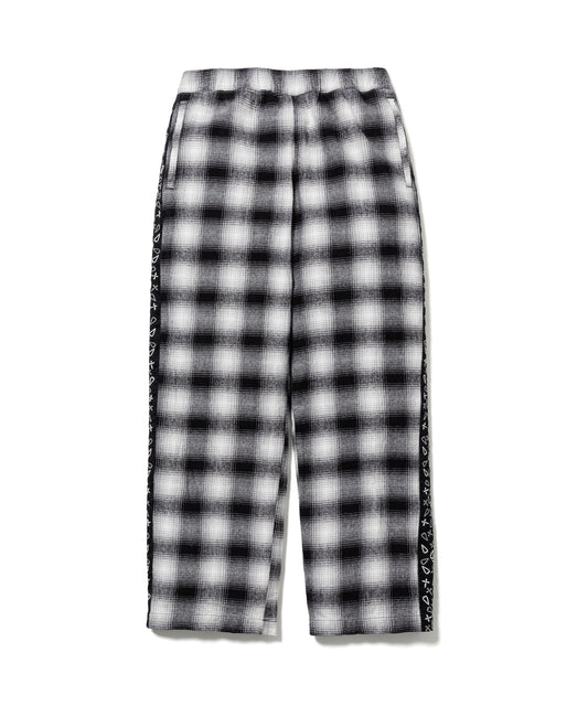 EMBROIDERY ORIGINAL CHECK PANTS