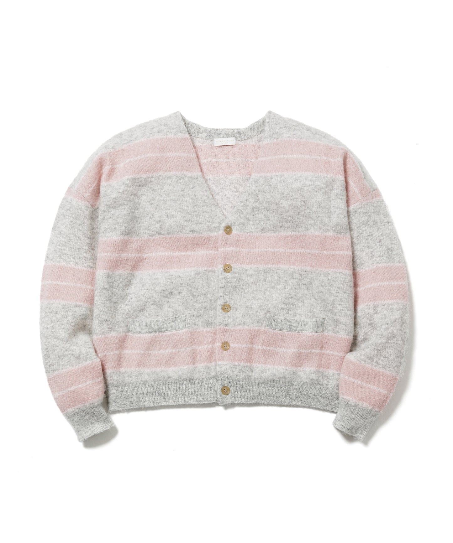 STRIPE MOHAIR CARDIGAN