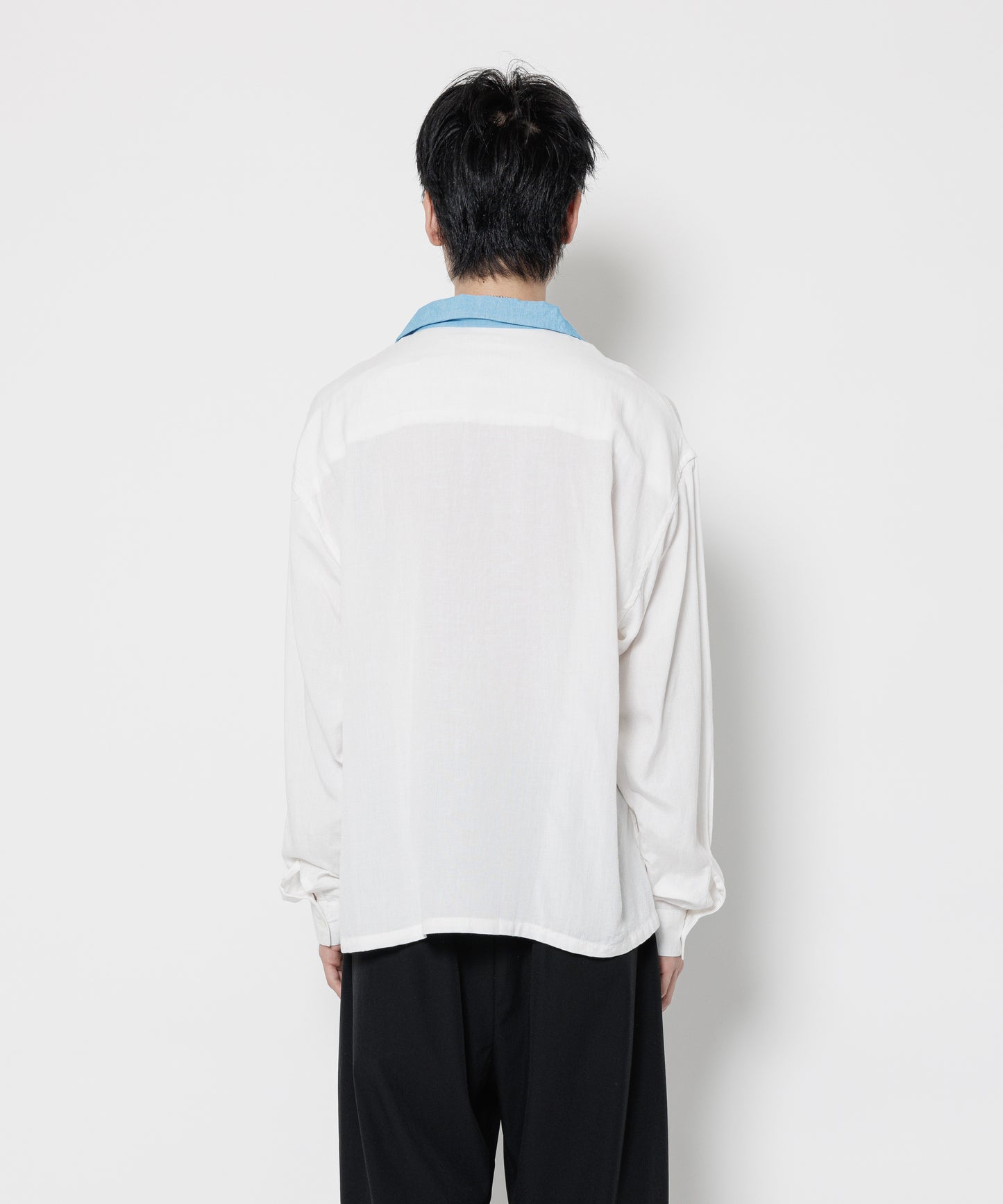 EMBROIDERY STRIPE L/S SHIRT