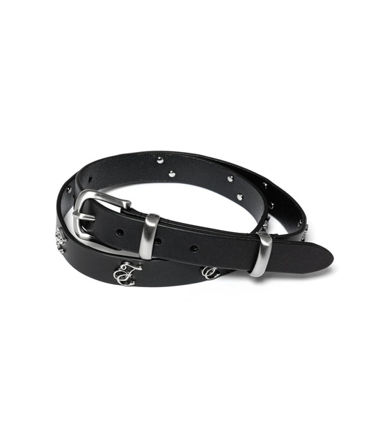 "F" LEATHER BELT