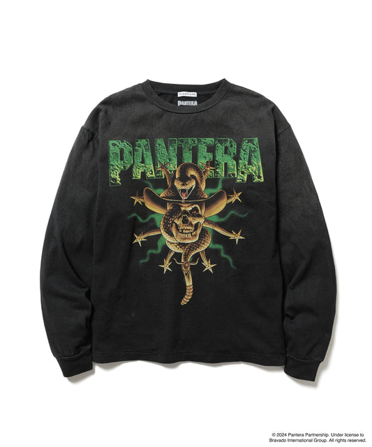 "Snake & Skull" L/S TEE(xPantera)