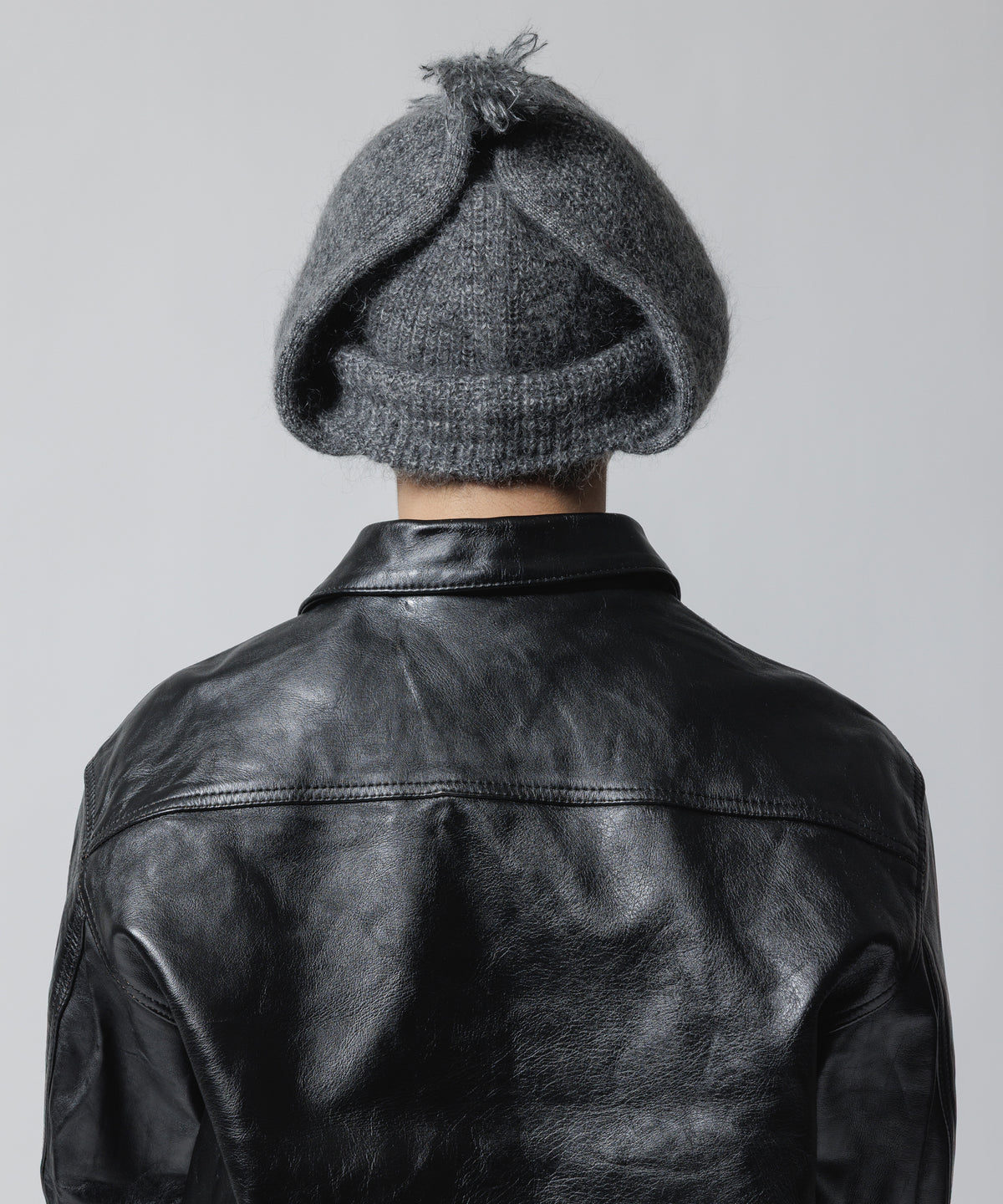 EARFLAP KNIT BELL CAP (MOHAIR)