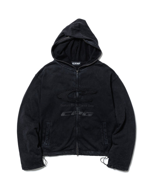CPG FRT LOGO DYE ZIP HOODIE