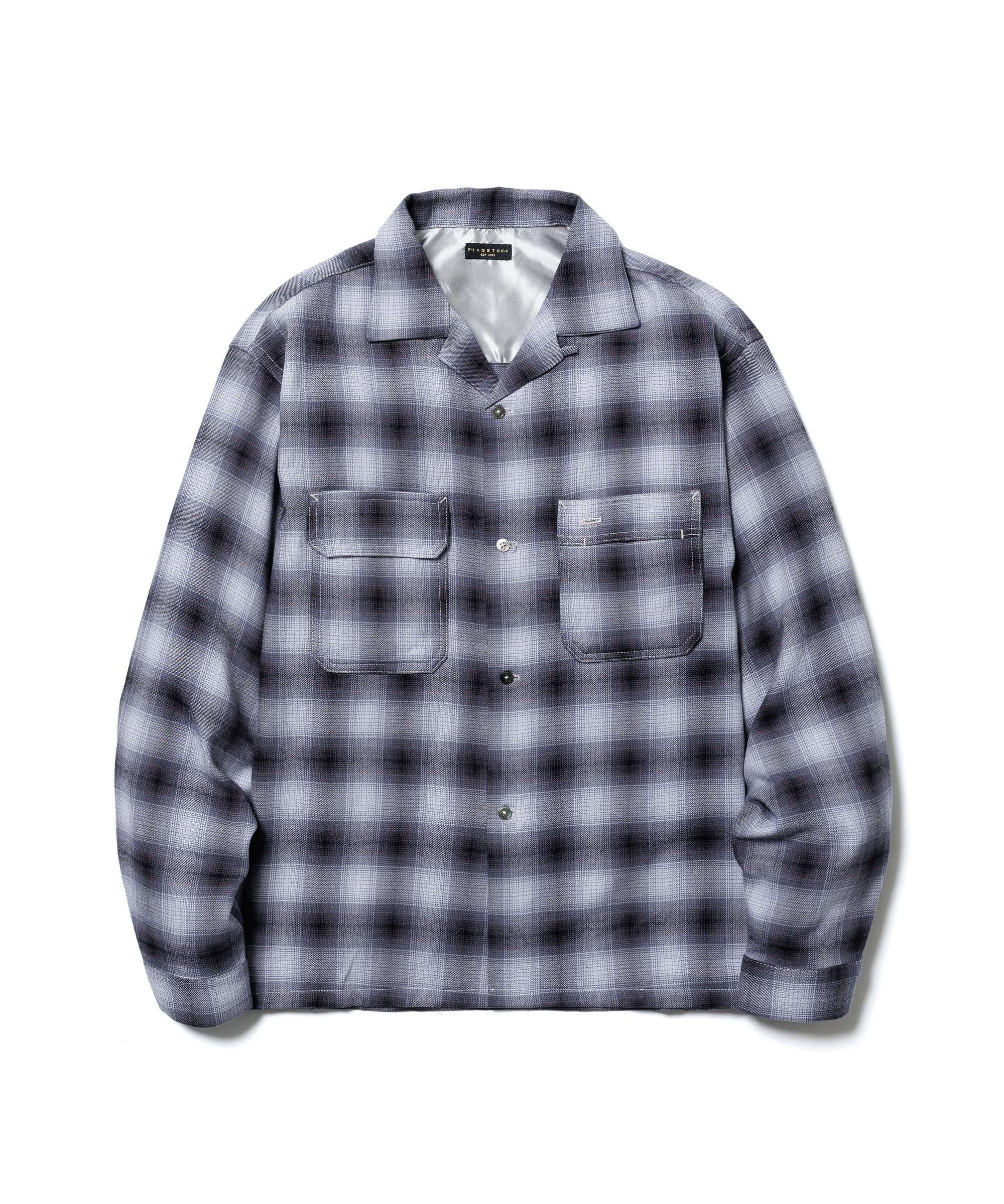 SHADOW PLAID L/S RAYON SHIRT – F-LAGSTUF-F