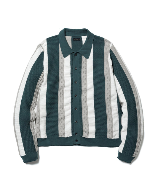 L/S STRIPE CARDIGAN