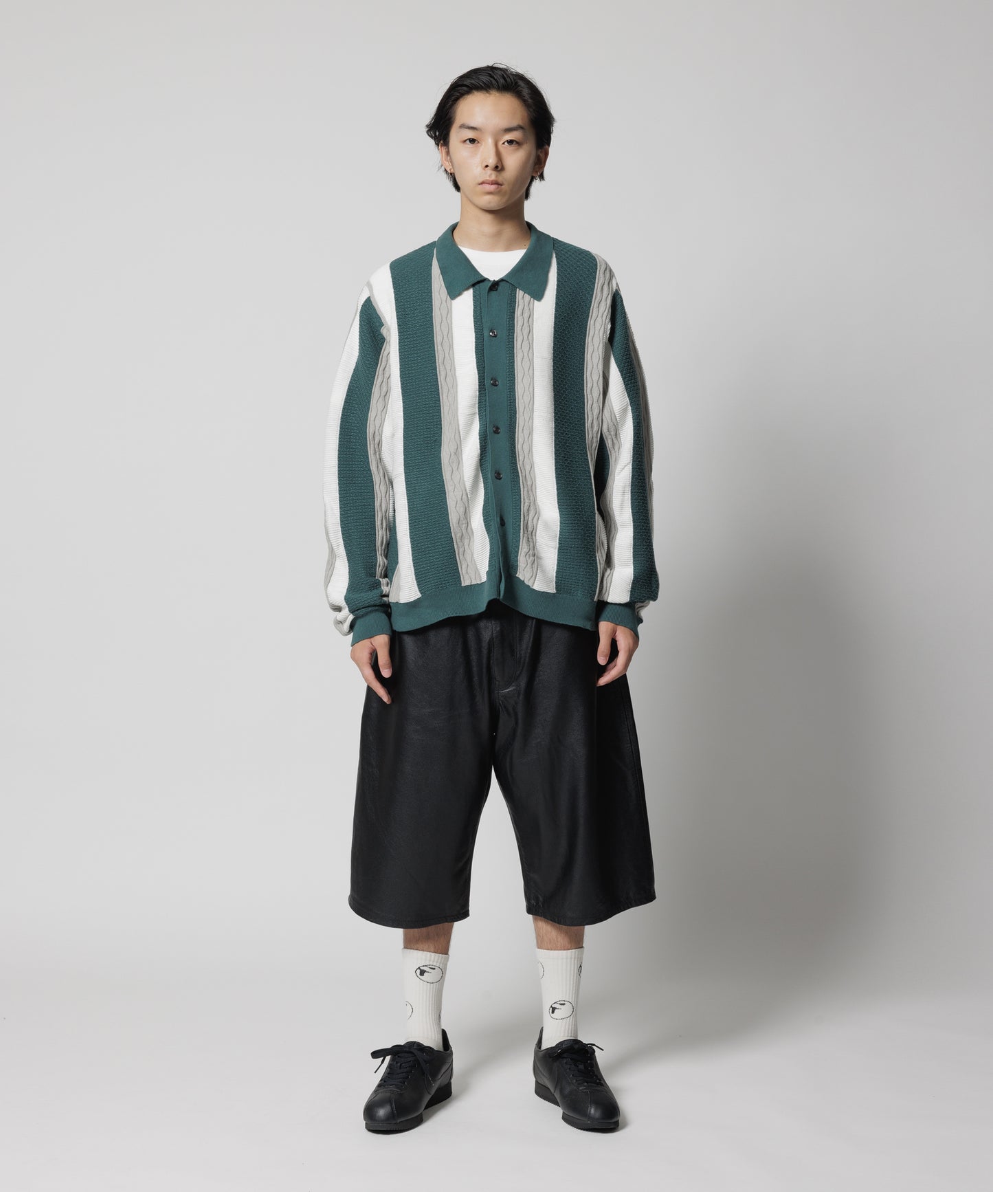 L/S STRIPE CARDIGAN