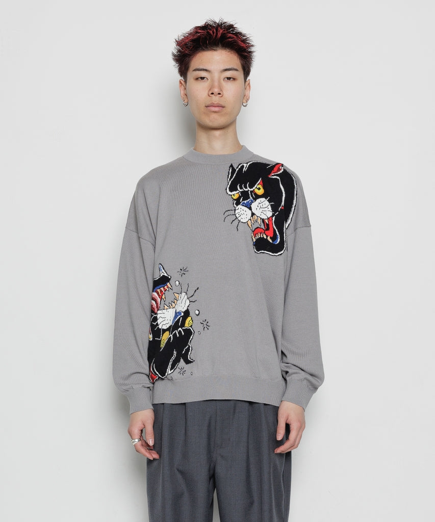 "TIGER" COTTON SWEATER