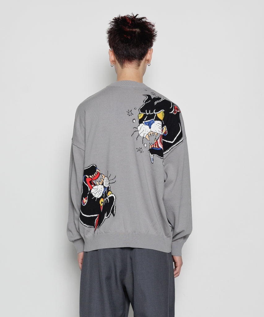 "TIGER" COTTON SWEATER