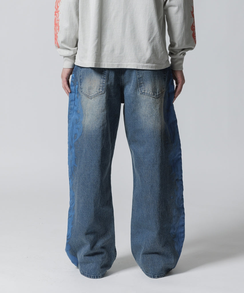 5POCKET DENIM BAGGY TROUSER