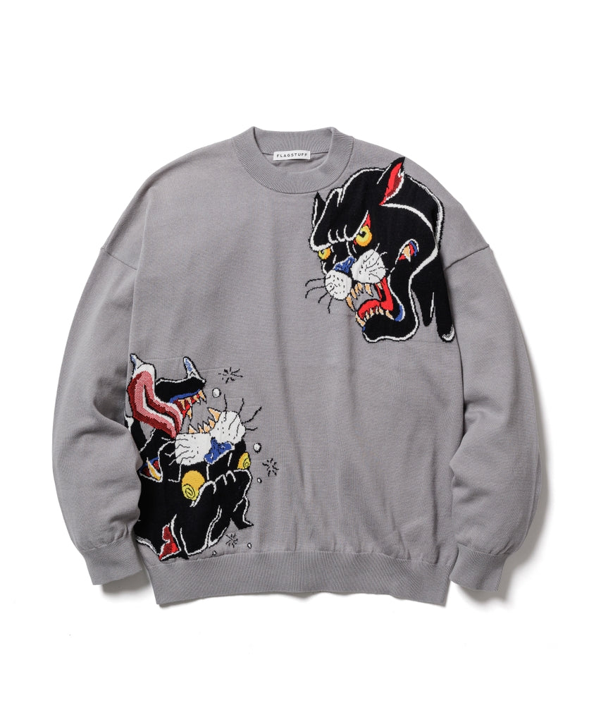 "TIGER" COTTON SWEATER