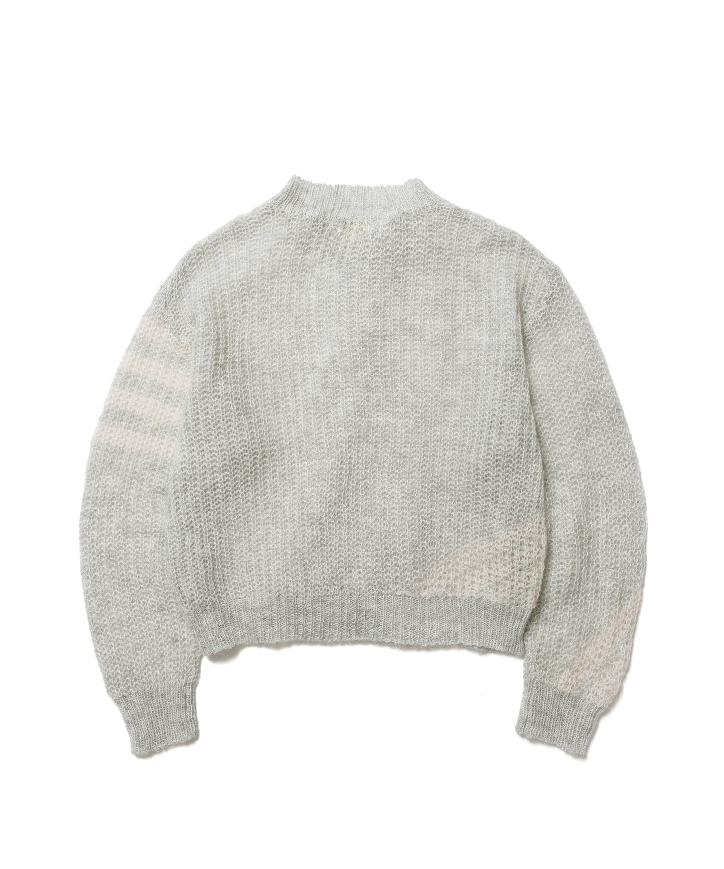 STRIPE MOHAIR KNIT SWEATER