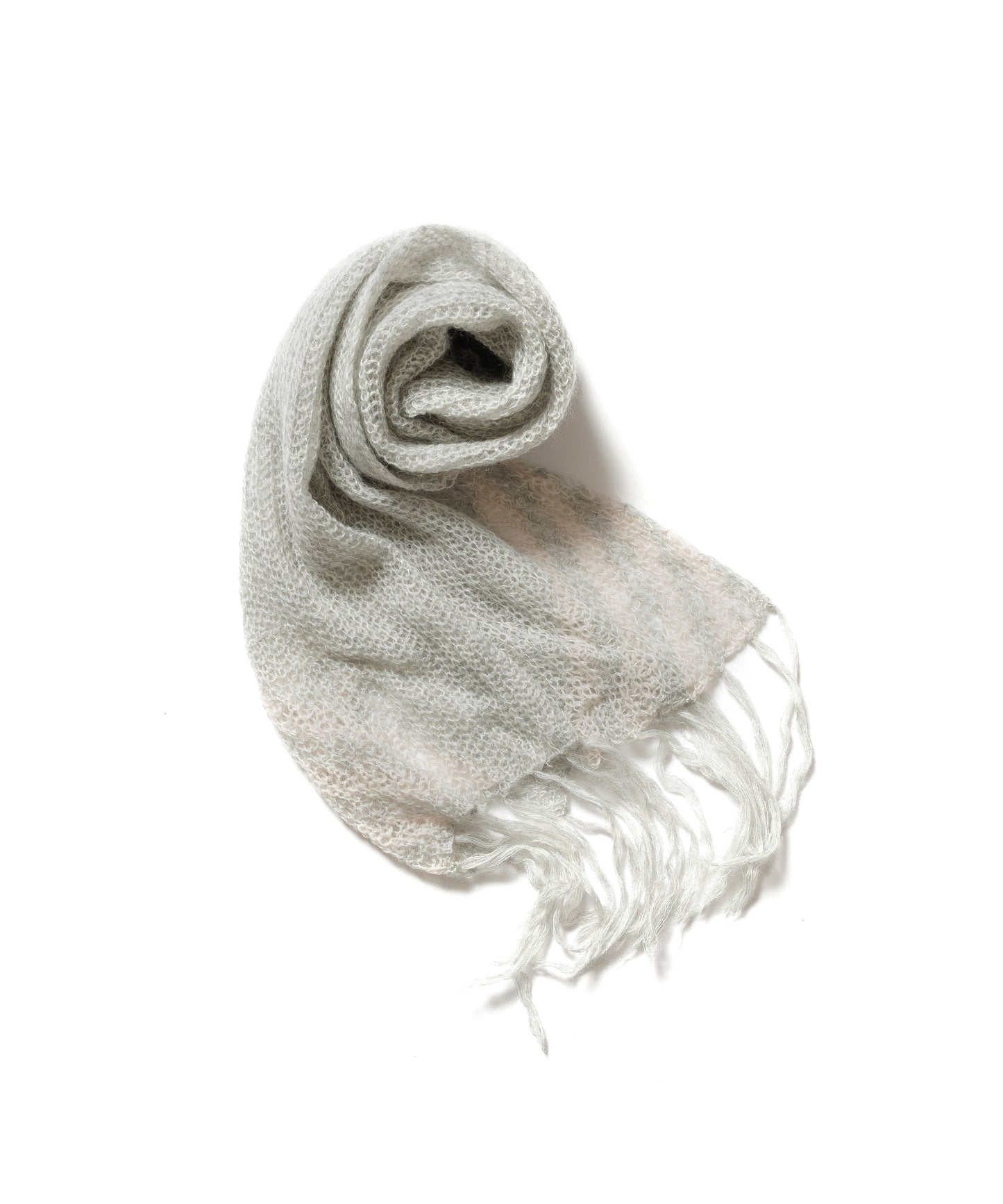 STRIPE MOHAIR SCARF