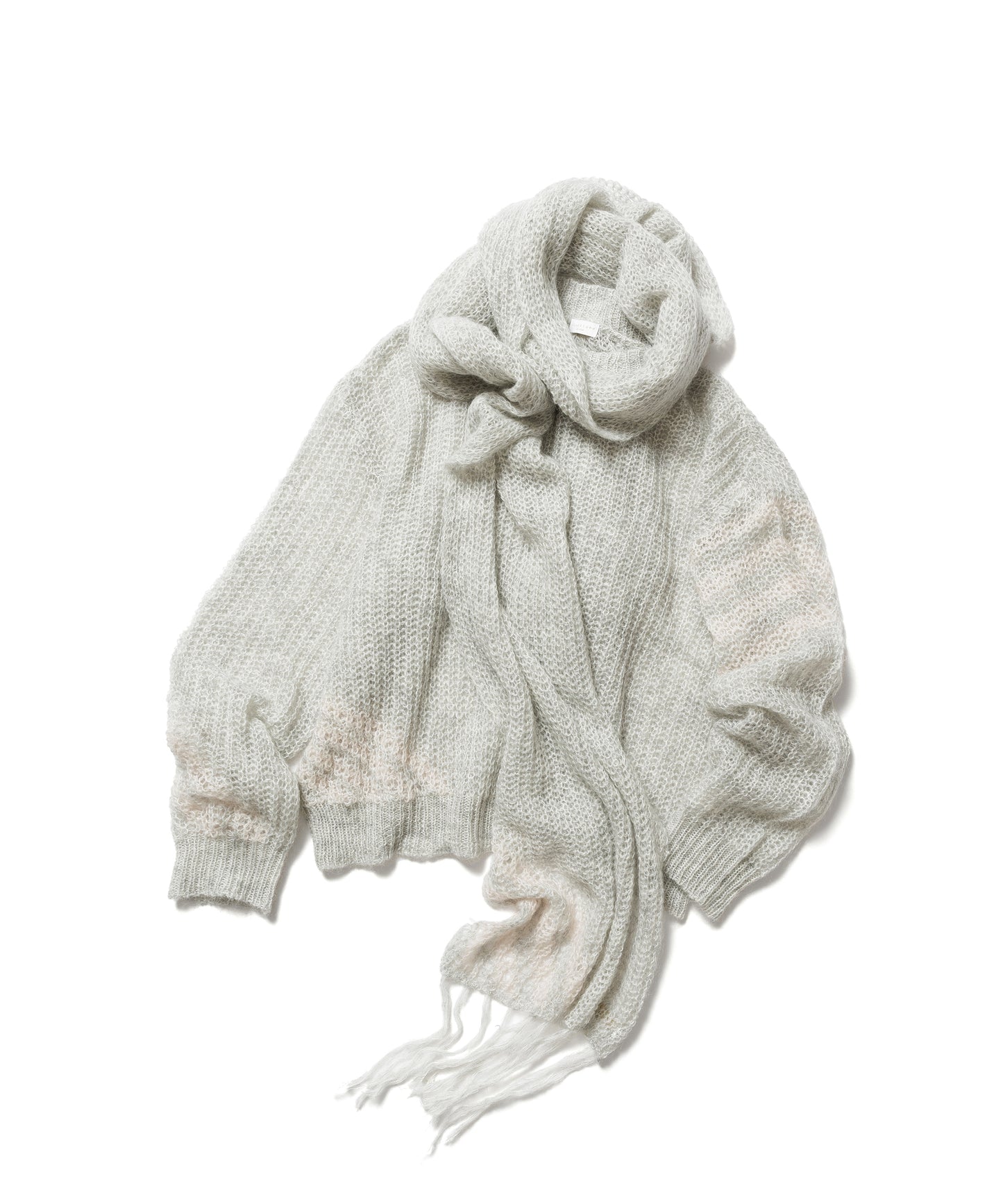 STRIPE MOHAIR SCARF