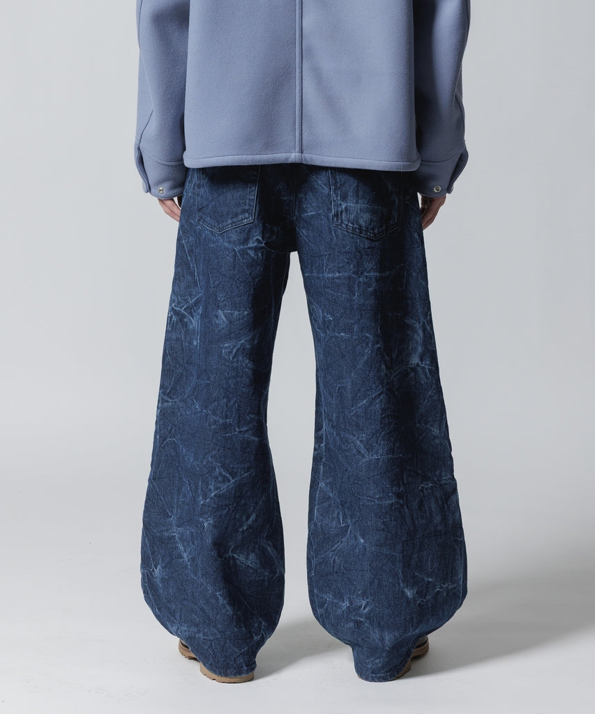 DENIM BALLOON TROUSER(WASHED)