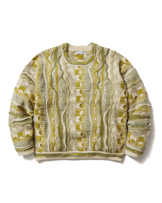 3D CREW NECK KNIT