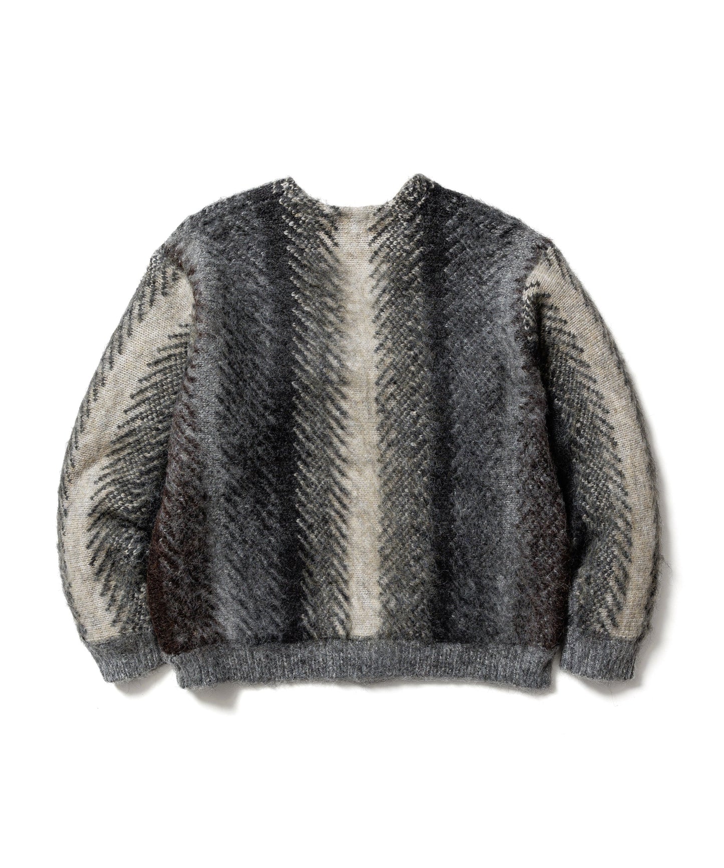 STRIPE GRADATION CARDIGAN