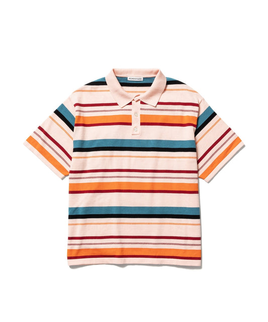BORDER KNIT S/S POLO