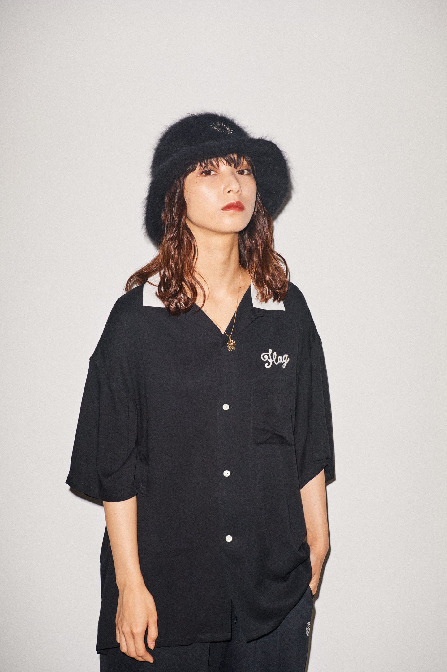 "BEAR" S/S BOWLING SHIRT