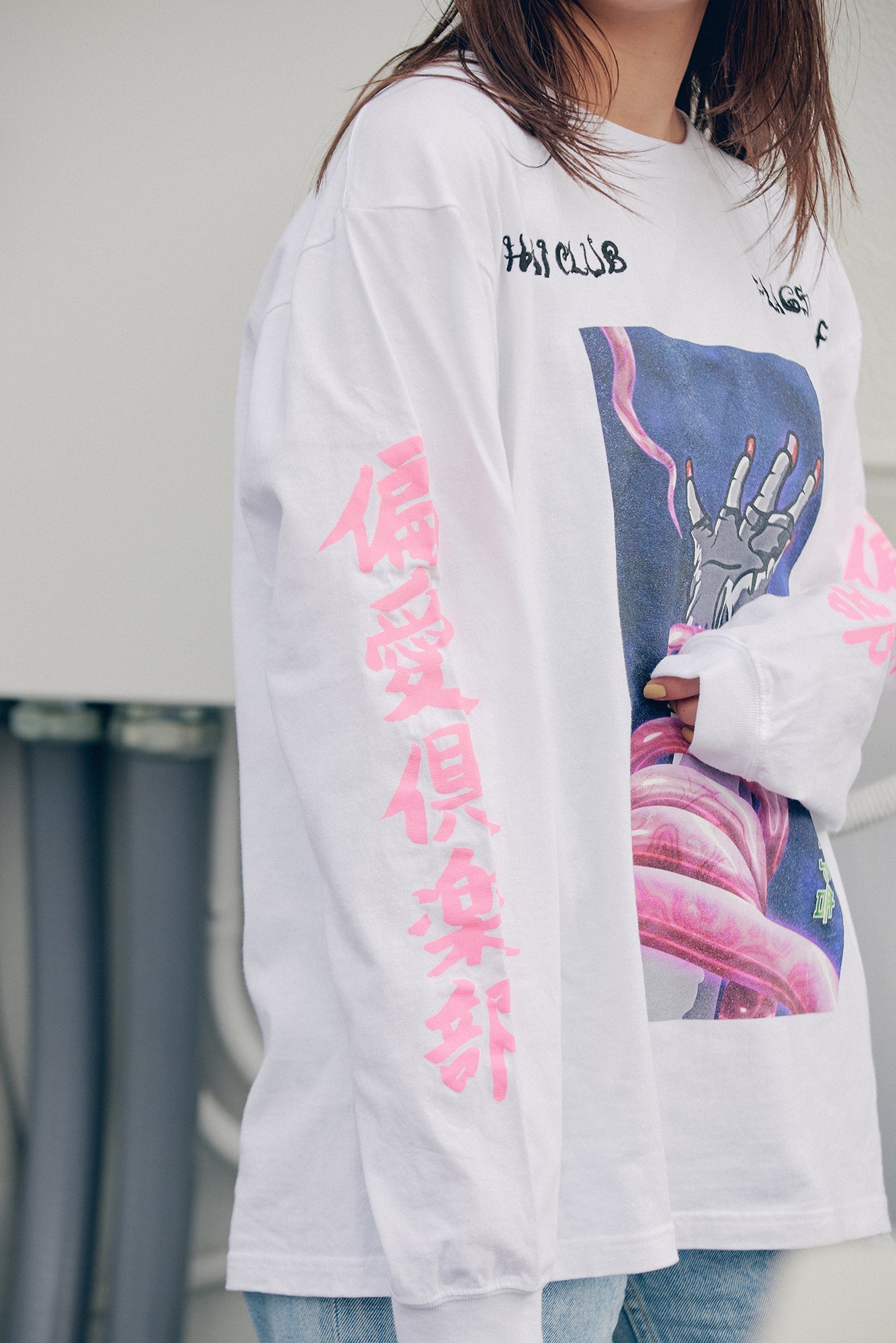 Hentai Club × F-LAGSTUF-F LS Tee